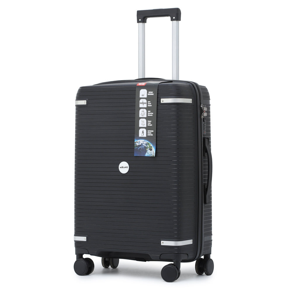 Troler Mirano Verona, 55 cm, Negru - TROLERE - Mirano - Mirano - Black - Mirano - Trolere - Troler