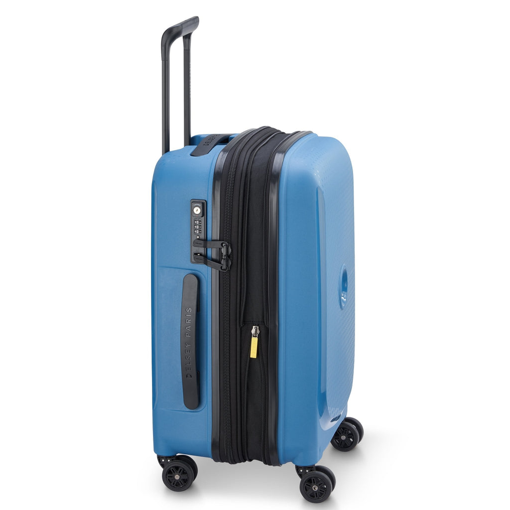 Delsey Paris, BELMONT PLUS 4DW 55 cm, Blue Zinc - TROLERE - Delsey - Mirano - Delsey - Delsey Special - Trolere - Troler