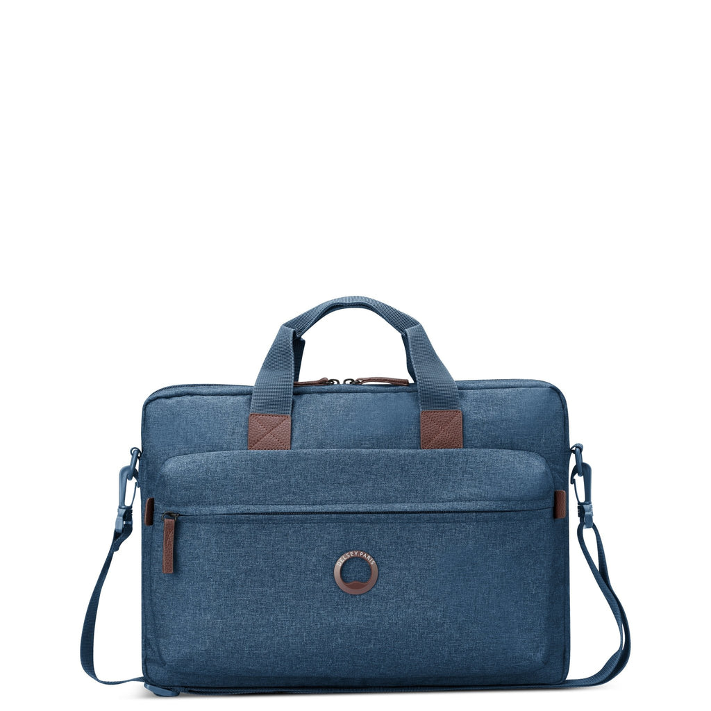 Geanta laptop Delsey - Maubert Blue 13.3' - GENTI DE MANA - Delsey - Mirano - Blue - Delsey - Trolere - Troler