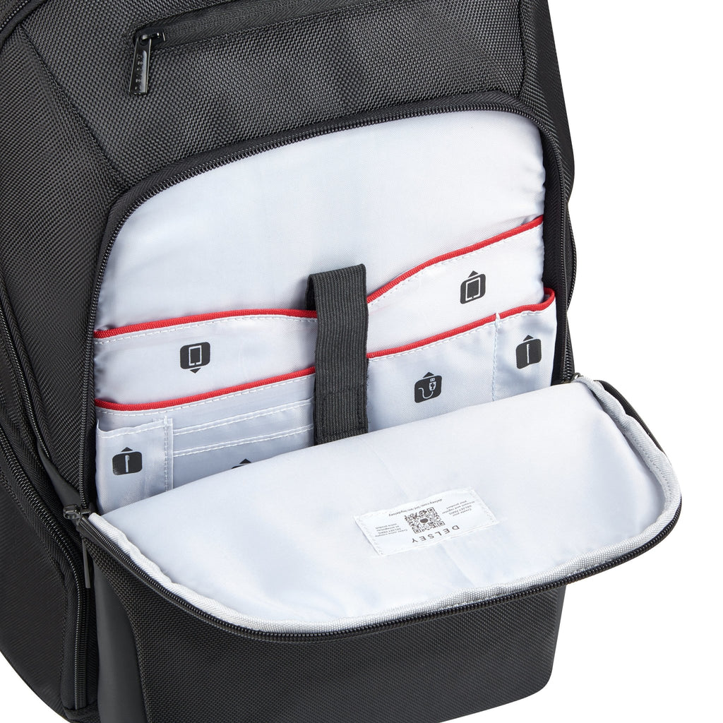 Rucsac Delsey Paris, Parvis Plus, Black - Rucsacuri - Delsey - Mirano - Black - Delsey - Trolere - Troler