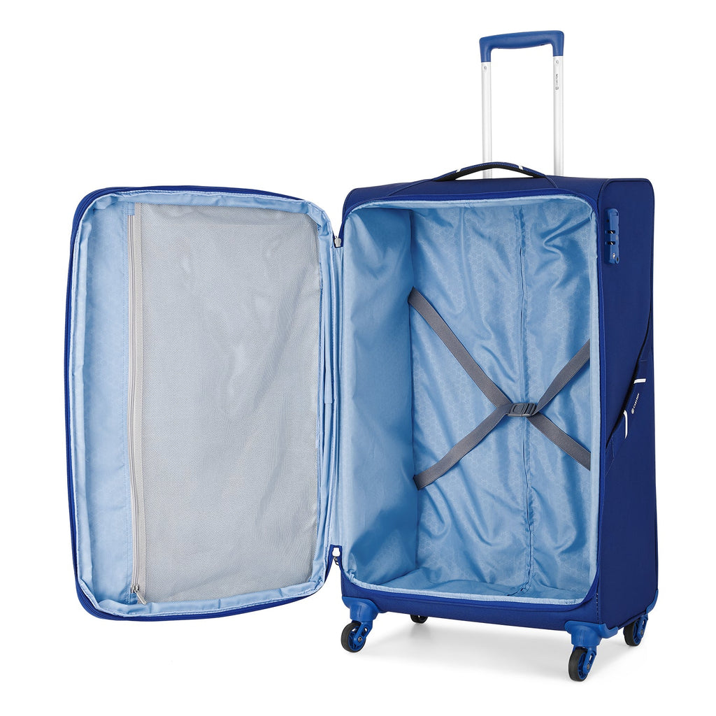 Troler Carlton Amberlite, Marca Engleza, 55 cm, Albastru - TROLERE - CARLTON - Mirano - Blue - Carlton - Trolere - Troler