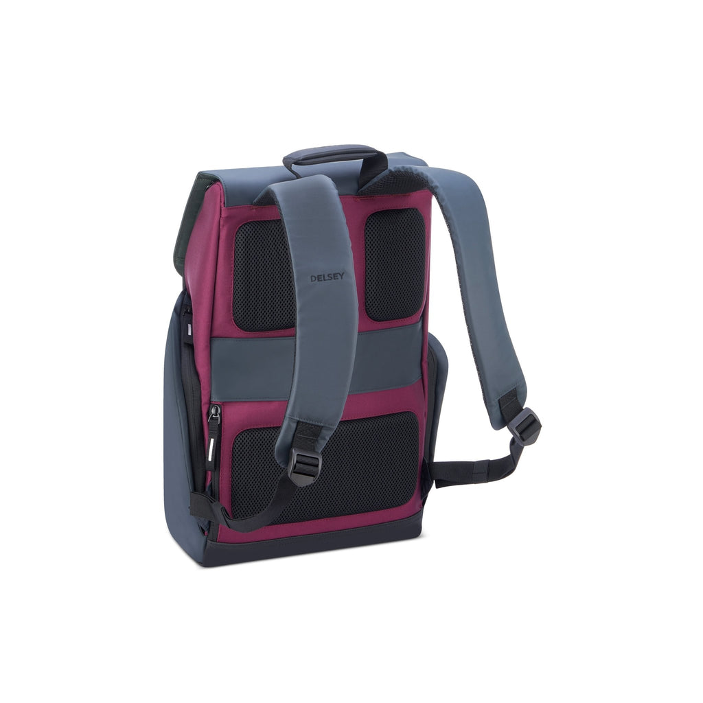 Rucsac Delsey - Securflap, 16" Burgundy - Rucsacuri - Delsey - Mirano - Delsey - Red - Trolere - Troler