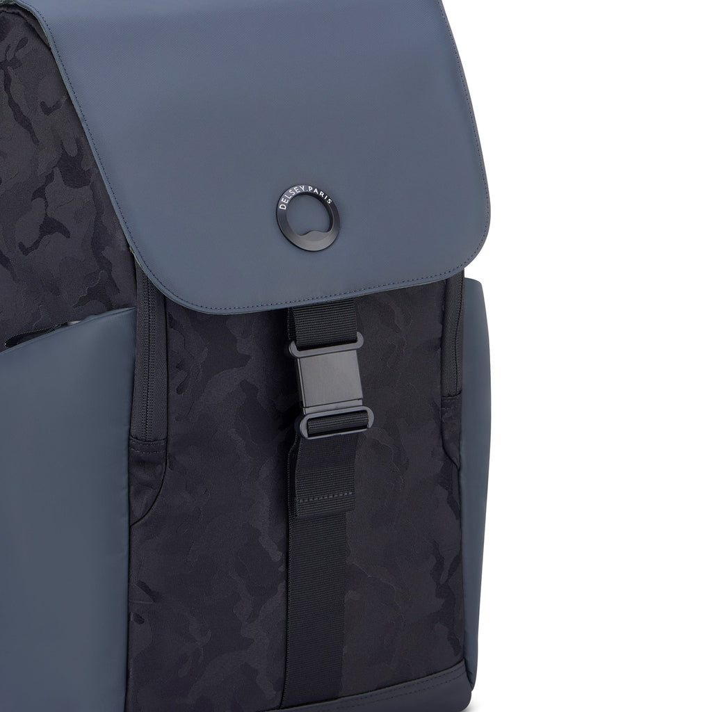 Rucsac Delsey - Securflap, 16" Black Camouflage - Rucsacuri - Delsey - Mirano - Black - Delsey - Trolere - Troler