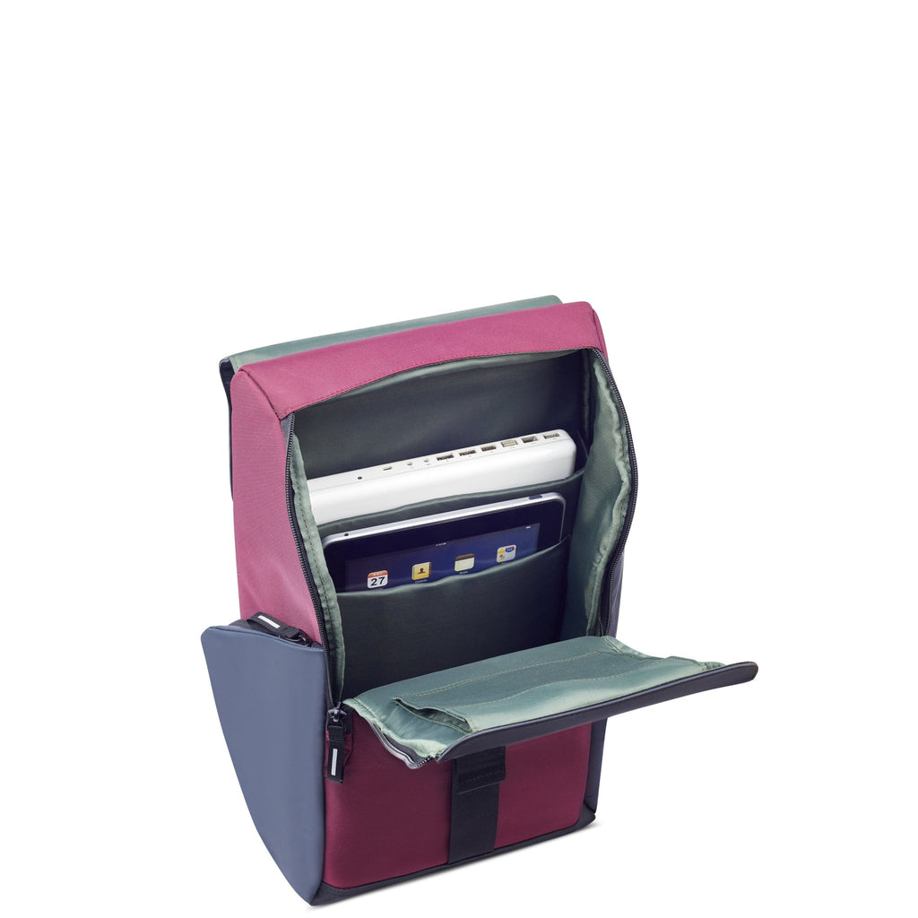 Rucsac Delsey - Securflap, 16" Burgundy - Rucsacuri - Delsey - Mirano - Delsey - Red - Trolere - Troler